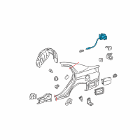 OEM Toyota Lock Actuator Diagram - 77050-AC020