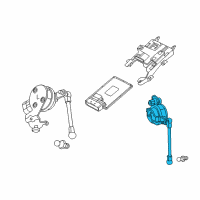 OEM 2019 Cadillac CT6 Position Sensor Diagram - 23405525