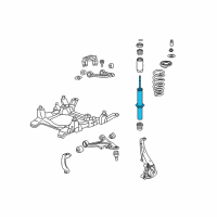 OEM 2006 Cadillac STS Front Shock Absorber Kit Diagram - 19300078