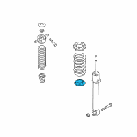 OEM 2020 Kia Sorento Pad-Rear Spring, Lower Diagram - 55323C5000