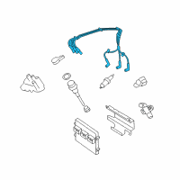 OEM 2003 Ford F-150 Cable Set Diagram - 3L3Z-12259-AB