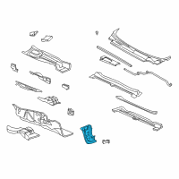 OEM 2000 Buick LeSabre Dash Panels Diagram - 25771621