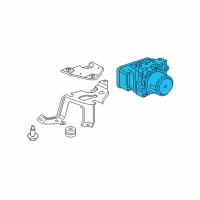 OEM 2008 Honda Civic Modulator Assembly, Abs Diagram - 57110-SNC-A03