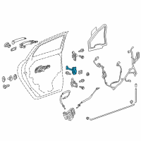 OEM 2018 Buick Enclave Door Check Diagram - 23166568