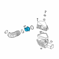 OEM 2009 Pontiac G8 Air Mass Sensor Diagram - 15875837