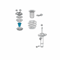 OEM 2017 Honda Civic Rubber, Front Bump Stop Diagram - 51722-TET-H01