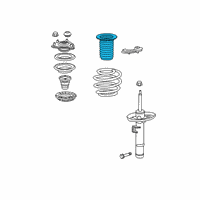 OEM Honda Cover, FR. Dust Diagram - 51686-TET-H02