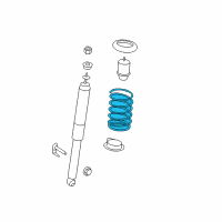 OEM 2013 Lincoln MKX Coil Spring Diagram - BT4Z-5560-P