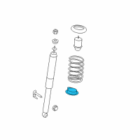 OEM 2010 Ford Edge Lower Seat Diagram - 7T4Z-5793-AA