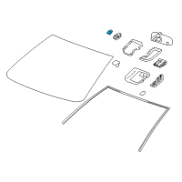 OEM 2013 Buick Regal In-Car Sensor Diagram - 13231068