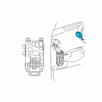 OEM 2005 Scion xB Relay Diagram - 85980-52240