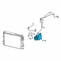 OEM 2004 Chrysler Sebring COMPRESOR-Air Conditioning Diagram - 5069029AA