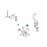 OEM 1999 Hyundai Sonata Bush-Front Lower Arm(G) Diagram - 54584-38010