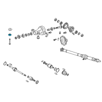 OEM 2014 Scion FR-S Differential Assembly Stopper Diagram - SU003-01011