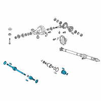 OEM Scion Outer Joint Assembly Diagram - SU003-00792