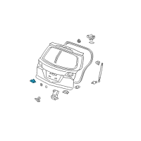 OEM 2009 Acura RDX Switch Assembly, Tailgate Opener Diagram - 74810-STK-A01