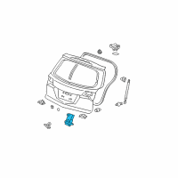 OEM 2014 Acura TSX Lock Assembly, Tailgate Diagram - 74800-SMG-E01