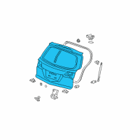 OEM Acura MDX Tailgate (Dot) Diagram - 68100-STX-315ZZ