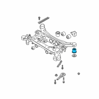 OEM 2019 Kia Stinger BUSHING-CROSSMEMBER Diagram - 55418J5100