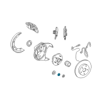 OEM 2001 Dodge Intrepid Nut-Hexagon Diagram - 6502716