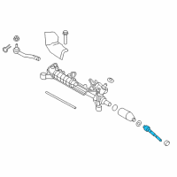 OEM 2009 Lincoln MKX Inner Tie Rod Diagram - 7T4Z-3280-A