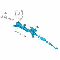 OEM 2014 Ford Edge Gear Assembly Diagram - EU2Z-3V504-DRM