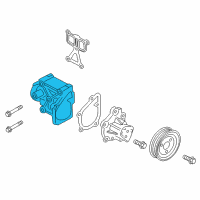 OEM Hyundai Tucson Cover-Water Pump Diagram - 25125-2G500