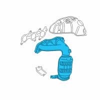 OEM 2014 Toyota Highlander Manifold Diagram - 17140-31410