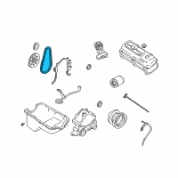 OEM 1993 Mercury Cougar Timing Chain Diagram - E9DZ-6268-C