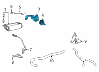 OEM Lexus NX250 Diesel Emissions Fluid Pump Diagram - 7773042010