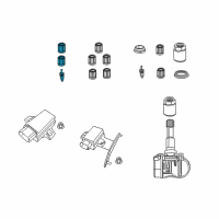 OEM 2011 Dodge Avenger Valve Cor-Valve Stem Diagram - 68001744AB