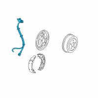 OEM 2004 Ford F-150 Heritage Brake Hose Diagram - 6L3Z-2282-R