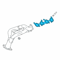 OEM 2019 Ford Mustang Manifold Gasket Diagram - GR3Z-9448-C