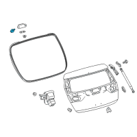 OEM Toyota Prius AWD-e Hinge Bolt Diagram - 91551-10816