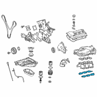 OEM Toyota Tundra Manifold Gasket Diagram - 17177-31051