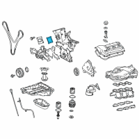 OEM Lexus GS350 Gasket, Timing Gear Or Chain Cover Diagram - 11328-31030