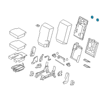 OEM 2018 Nissan Titan XD Insert Cup Holder Diagram - 96975-4RA0A