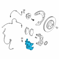 OEM 2020 BMW X2 Brake Caliper Left Diagram - 34-11-6-860-267