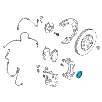 OEM 2018 BMW X1 Repair Set Brake Caliper Diagram - 34-10-6-867-316