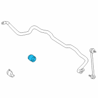 OEM 1998 BMW 740i Stabilizer Rubber Mounting Diagram - 31-35-1-091-555