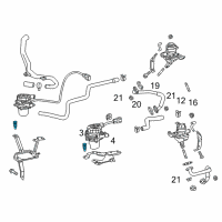 OEM Toyota Tundra Air Pump Insulator Diagram - 17618-0F010