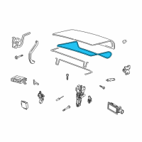 OEM 2005 Lincoln Town Car Weatherstrip Diagram - 3W1Z-5443720-AA