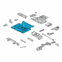 OEM Lexus RX450h Pan, Center Floor Diagram - 58211-48916