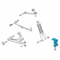 OEM 2017 Dodge Viper Knuckle-Rear Diagram - 5290124AH