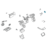 OEM Saturn LS Actuator Asm, Mode Valve Diagram - 22732653