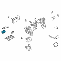 OEM Saturn LS2 Blower Motor Diagram - 22683022