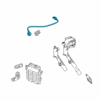 OEM 2017 Infiniti Q50 Sensor Assembly Knock Diagram - 22060-2V70B