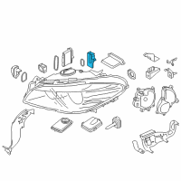 OEM 2015 BMW 535d xDrive Led Module, Direction Indicator, Left Diagram - 63-11-7-352-553