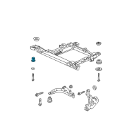 OEM 2002 Chevrolet Monte Carlo Insulator Asm-Drivetrain & Front Suspension Frame *Green Diagram - 15240264