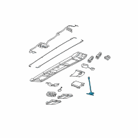 OEM 2009 Dodge Grand Caravan Lamp-Auxiliary Diagram - 1DK09DW1AA